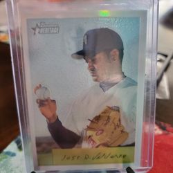 Arizona Diamondbacks Jose Valverde 02 Bowman Heritage Chrome Rookie Baseball Card 