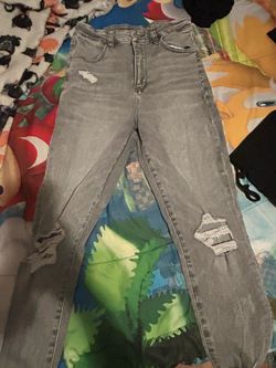 grey jeans