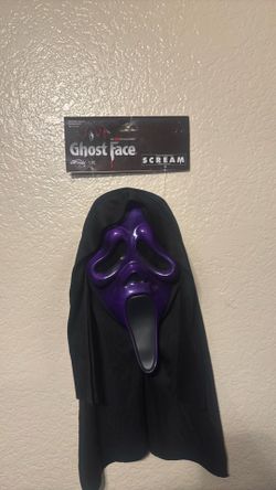 Ghostface purple metallic mask