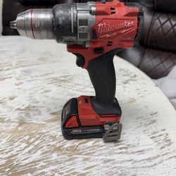Milwaukee M18 FUEL Hammer Drill + Battery — Heavy Duty — $130  OBO
