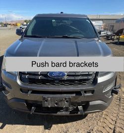 Police interceptor push bard brackets