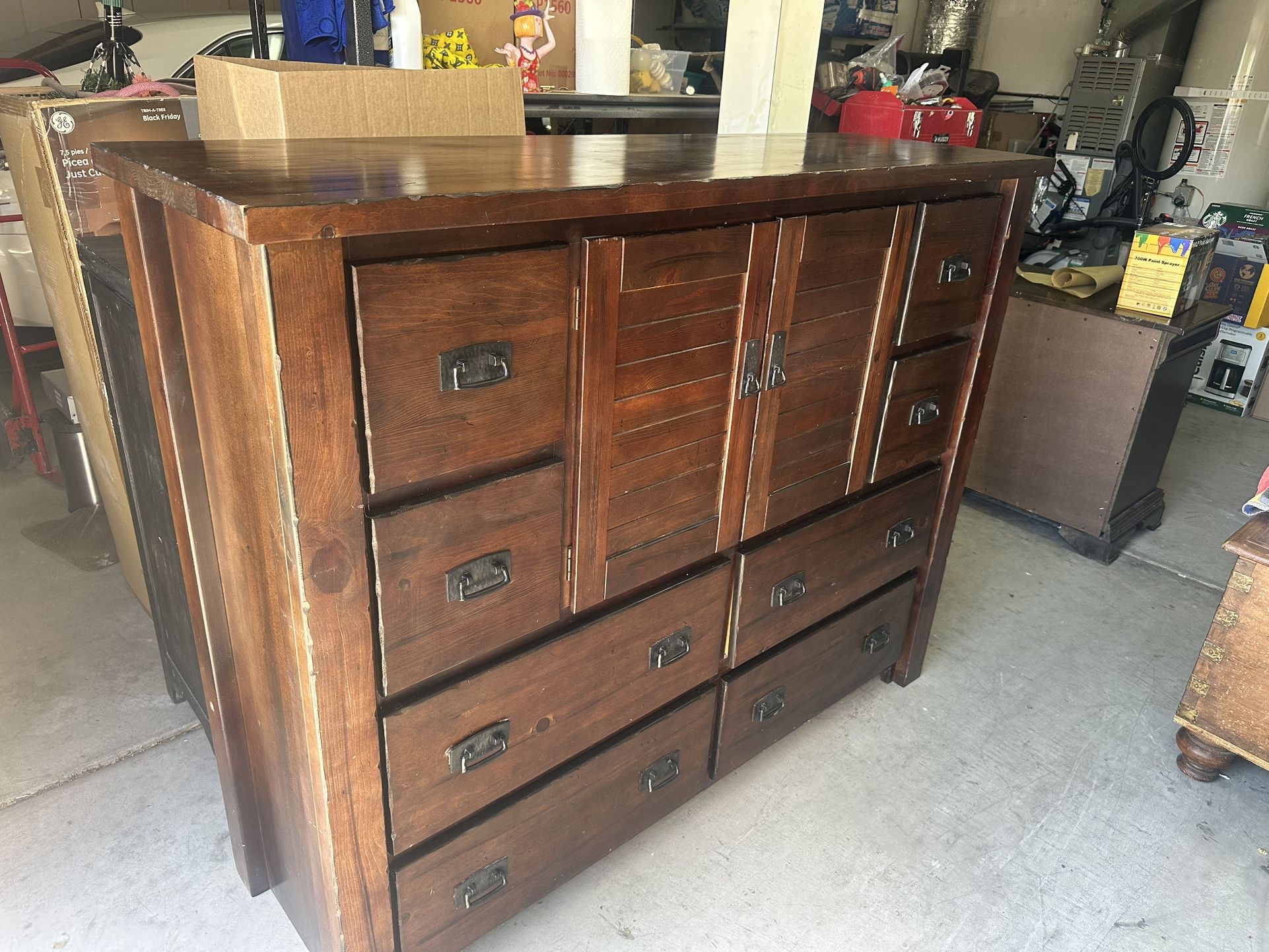Large Wooden Dresser
