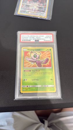 2017 P.M Sm Black Star - Shining Celebi Holo Promo - S.L SPR. Prem.Coll