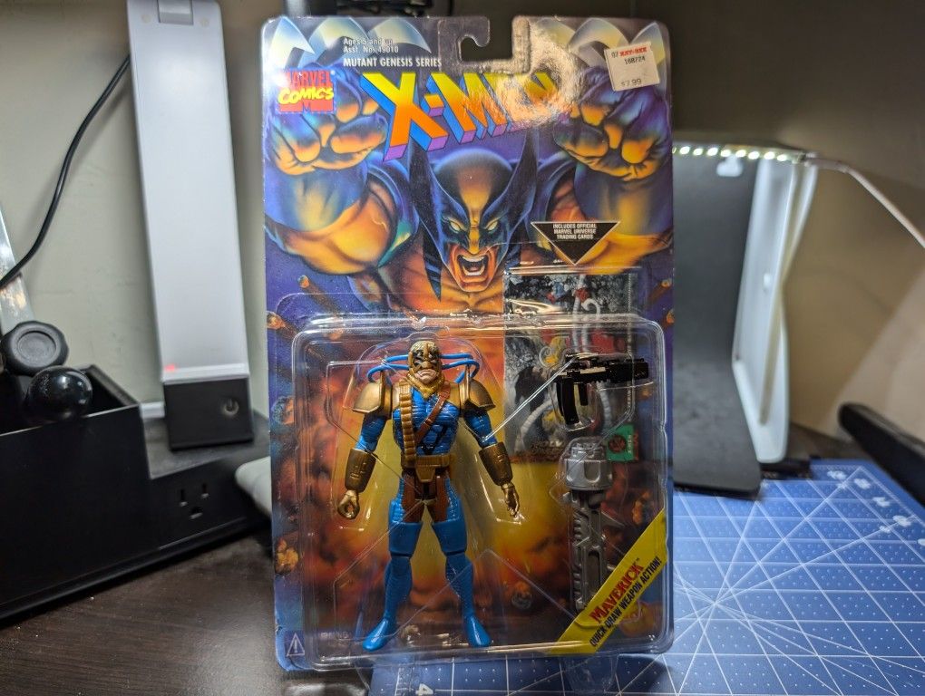 Toy Biz Marvel Comics X-Men Maverick Mutant Genesis Series w/ Wendigo Card NIP
