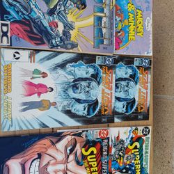 6 DC Comic Books.