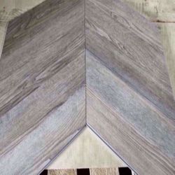 Chevron Lake Jasper Ash 12 MIL × 12 in. W x 28 in. L Click Lock Waterproof Luxury Vinyl Plank Flooring