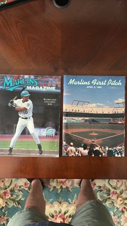 Marlins game program volume #1