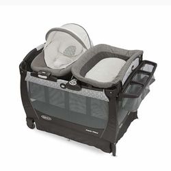 Graco Pack 'n Play Playard Snuggle Suite LX, Abbington - W/ Removable Bouncer