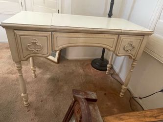 Vintage French Provincial vanity table and Nightstand Set