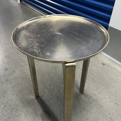 Golden Small Stand Table