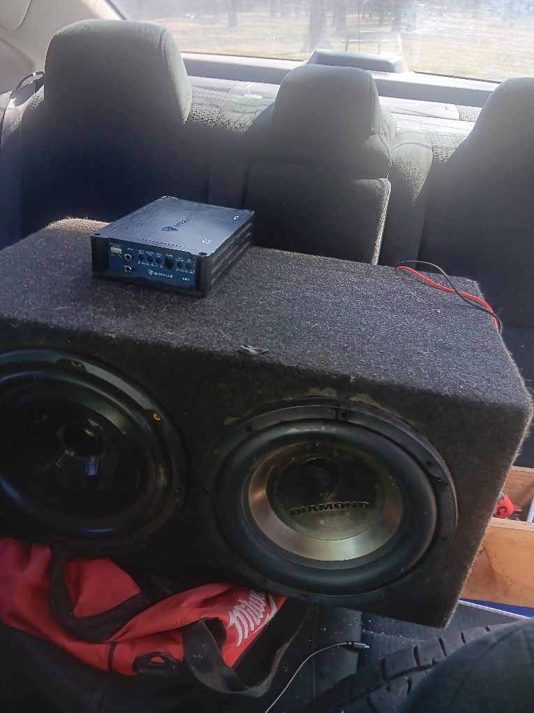 Subs,box,Amp 2 10s