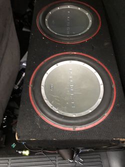 PUNCH P2 12 inch subwoofers