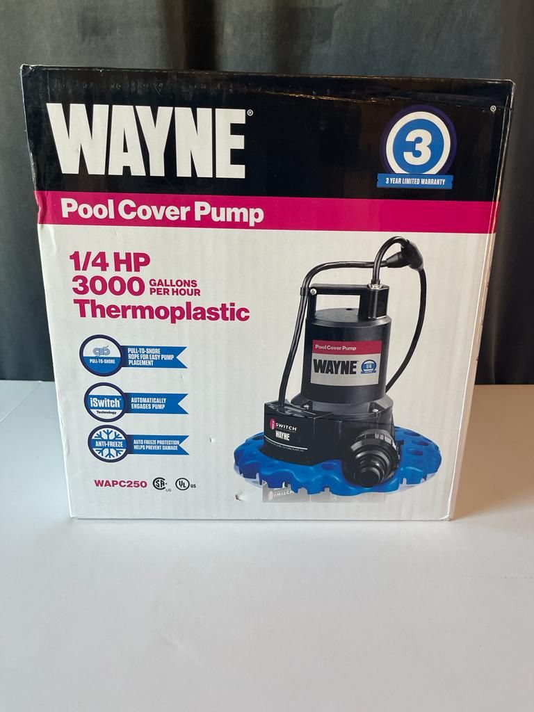 Wayne 57729-WYNP WAPC250 Pool Cover Pump, Blue