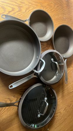 :* Food Network Bronze Cookware 5 Pans + 2 Lids - Excellent Condition