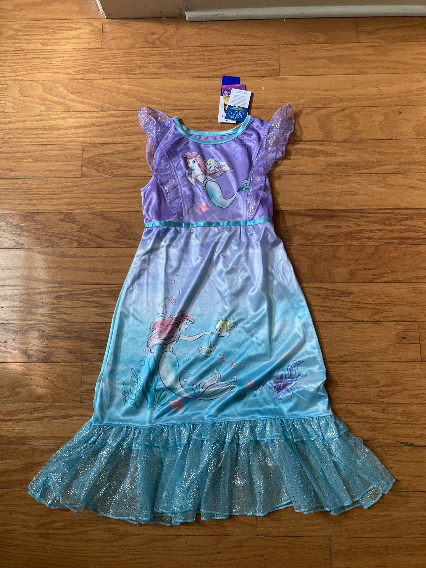 New Disney mermaid dress Size 6X