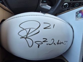 Patrick Peterson autographed football