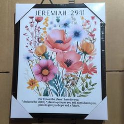 Wooden Photo frame | Wallart | Christian Bible Verse Gift 