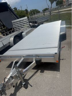 Aluminum Tilt Car trailer