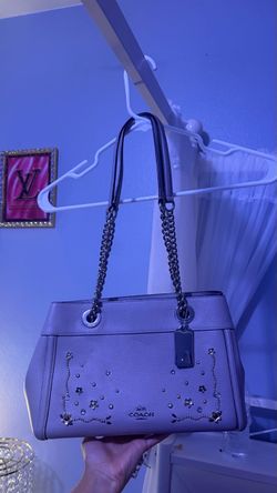 Grey coach bag