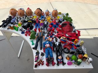 Loose lot of Toys Spiderman Batman Disney