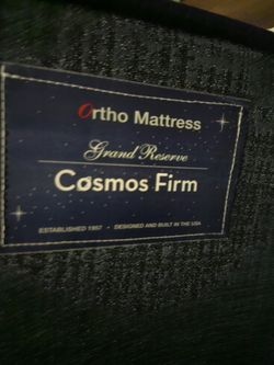 Ortho mattress and grand reserve cosmos firm bed. With ease power base
