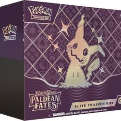 Paldean Fates Elite Trainer box