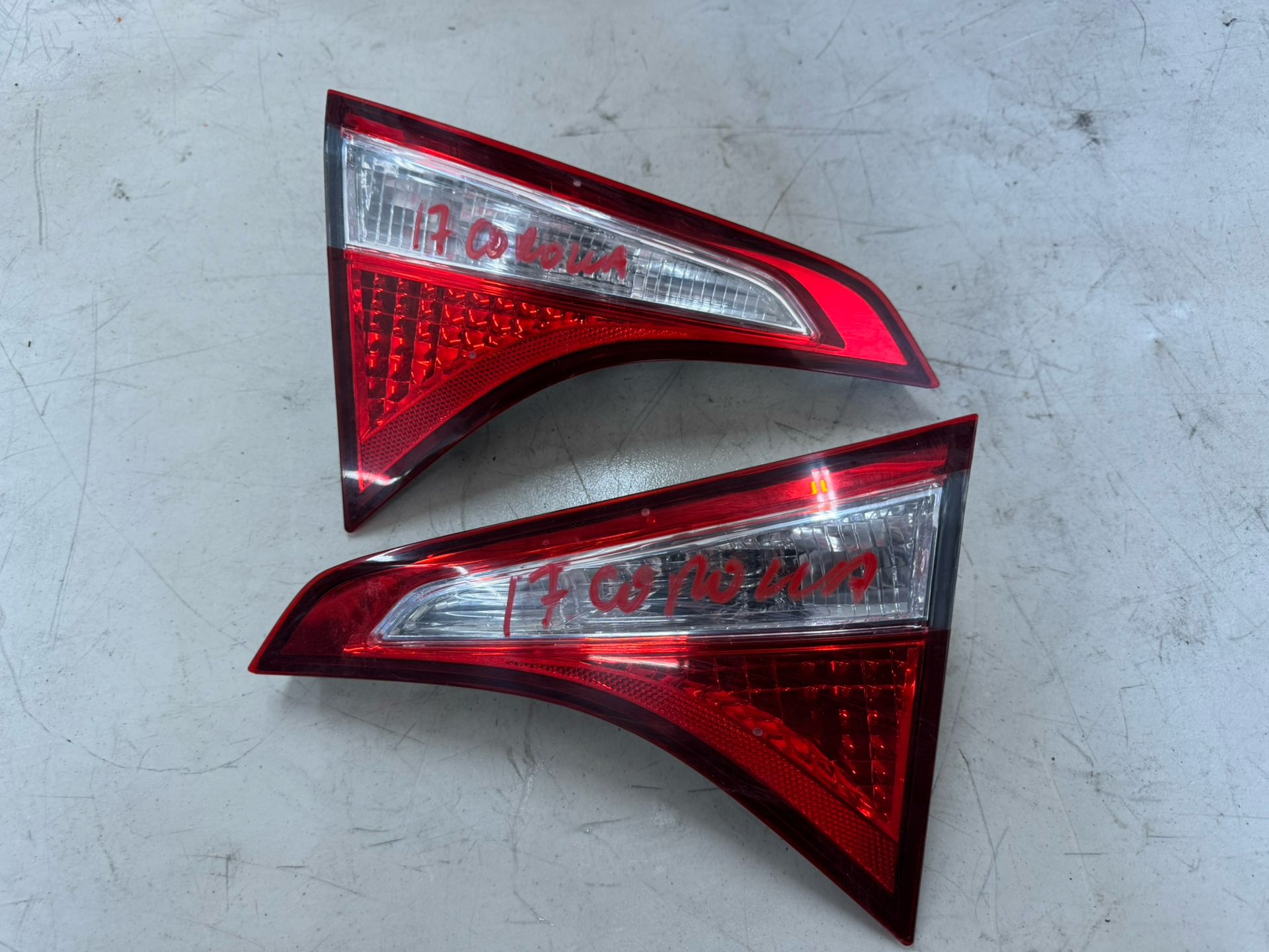 2017 Toyota Corolla Trunk Lights