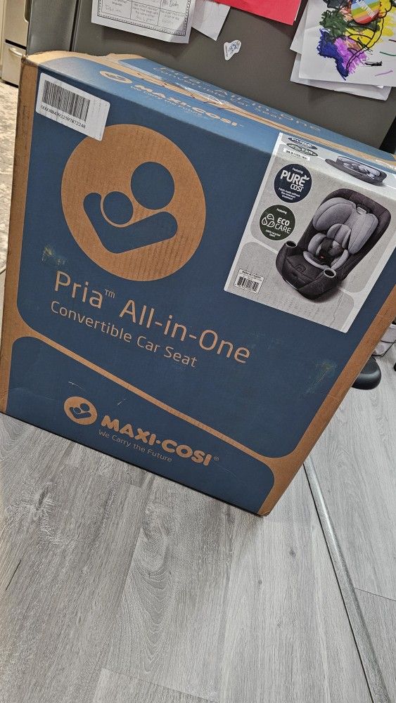 ☆ NEW IN BOX MAXI COSI ALL IN ONE CONVERTIBLE CARSEAT ☆ INFANT TO TODDLER • 4-100 LBS
