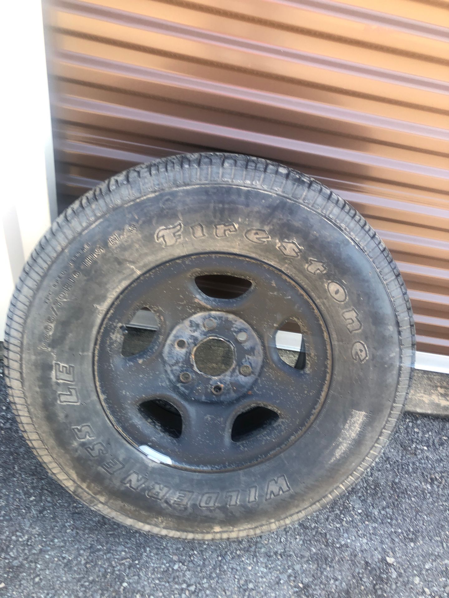 Chevy Tahoe spare tire
