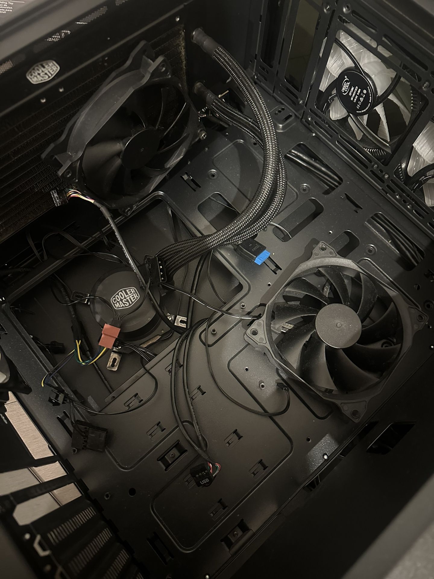 ABS PC Case And Cooler Master 240mm AIO CPU Cooler NEED GONE