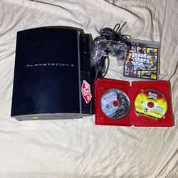 Ps3 Working Condition With Games And Controller