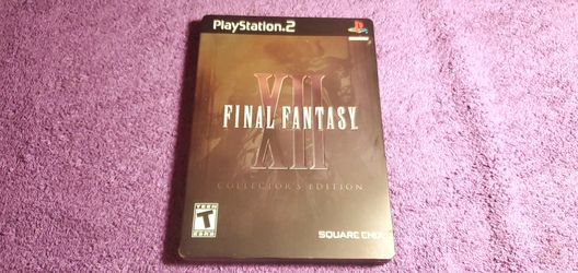 FINAL FANTASY XII COLLECTOR'S STEELBOOK PS2 GAME COMPLETE