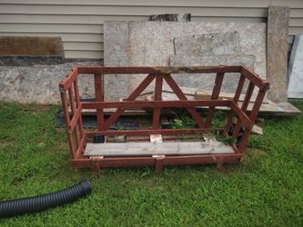 solid wood open bench DIY project all hardware included