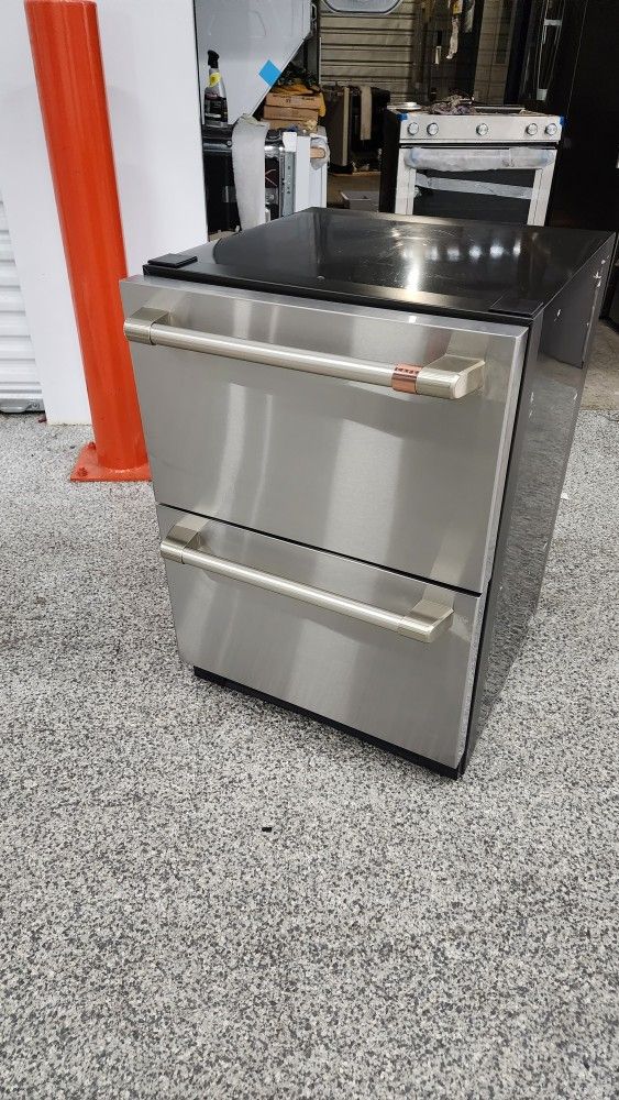 Ge Cafe Brand New 24 Inch 2 Drawer Refrigerator