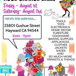 GARAGE SALE - FRIDAY & SATURDAY 