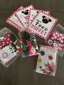 Birthday Party Decor Minnie Mouse Lot