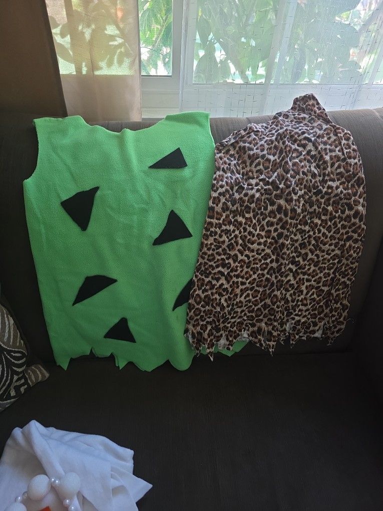 Bam bam and pebble costumes.