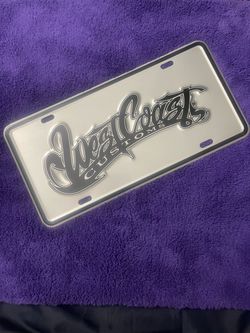 West Coast Customs Plate