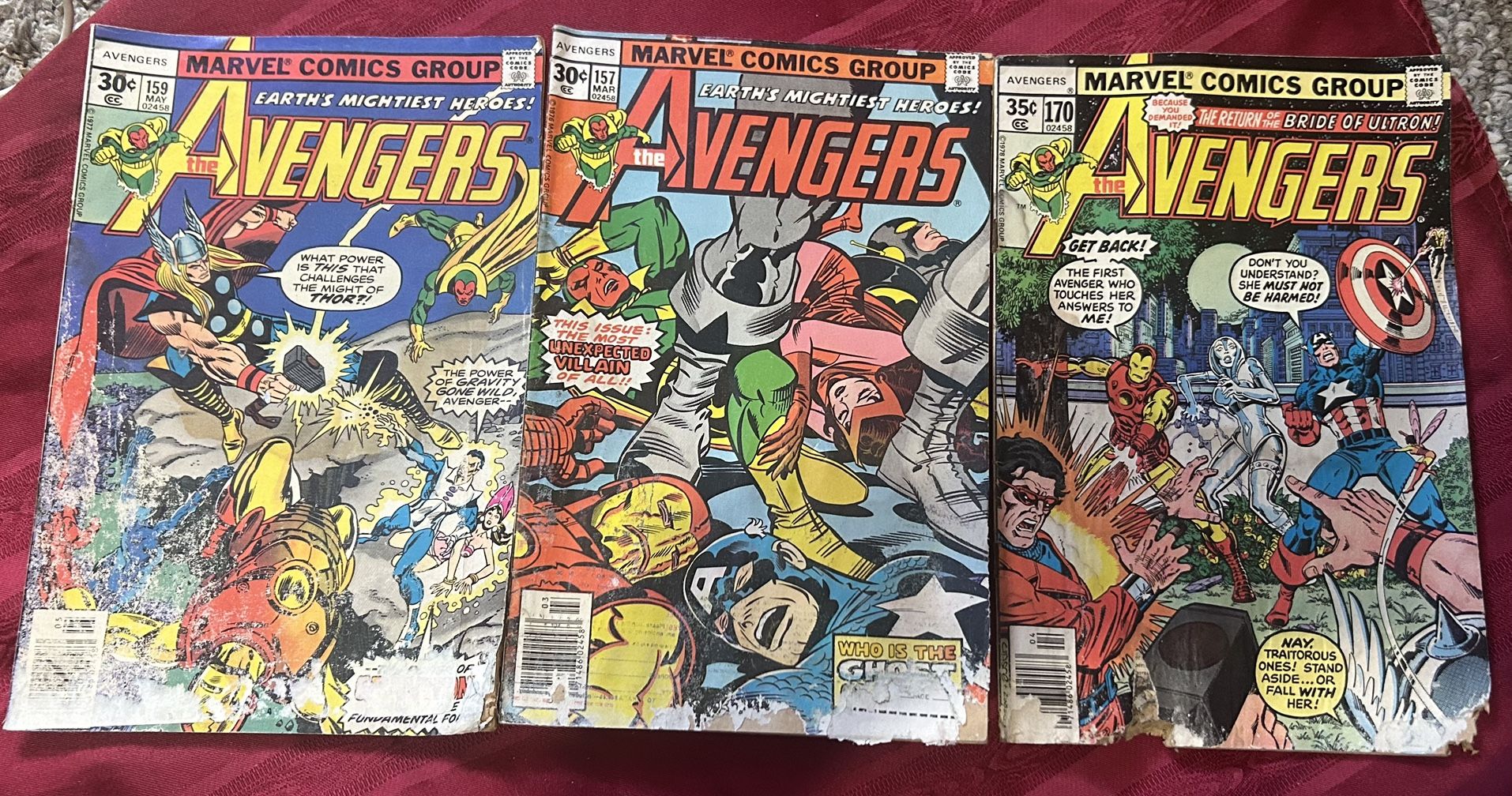Three comic books