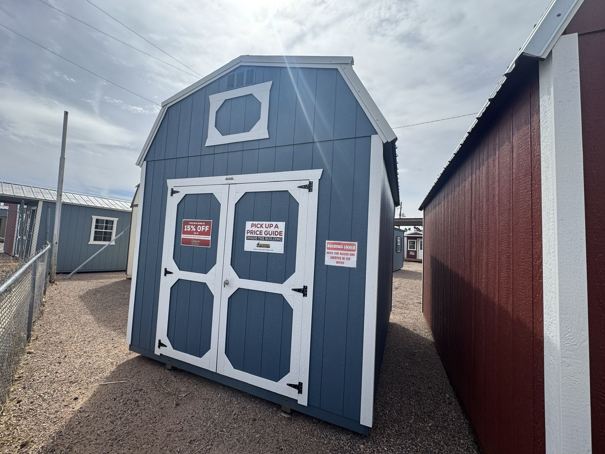 10x12 lofted barn / shed / storage / tools / garden