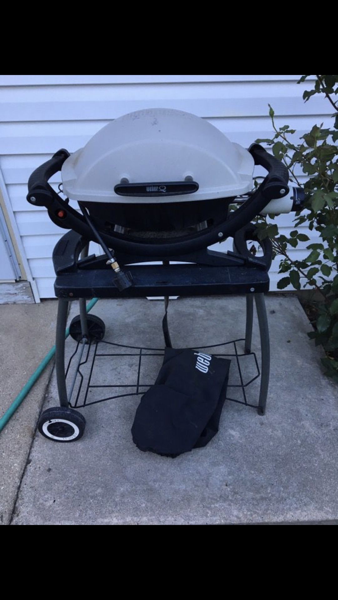 Mini Weber gas grill