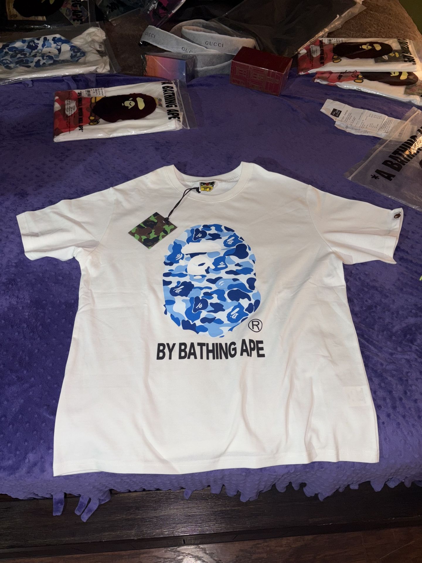 BAPE Blue Camo Shirt