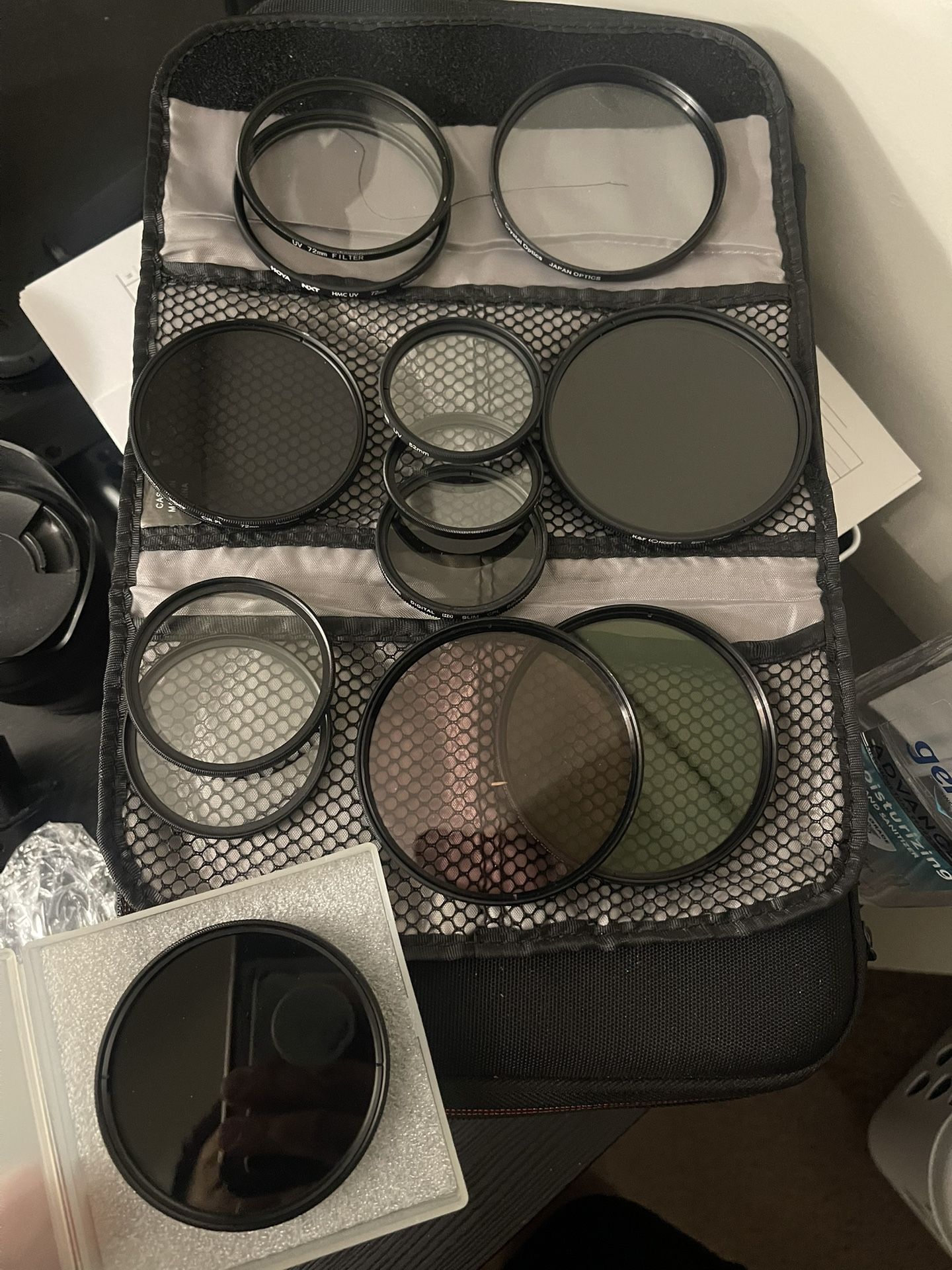 DSLR Lens Filters + Sizing Rings