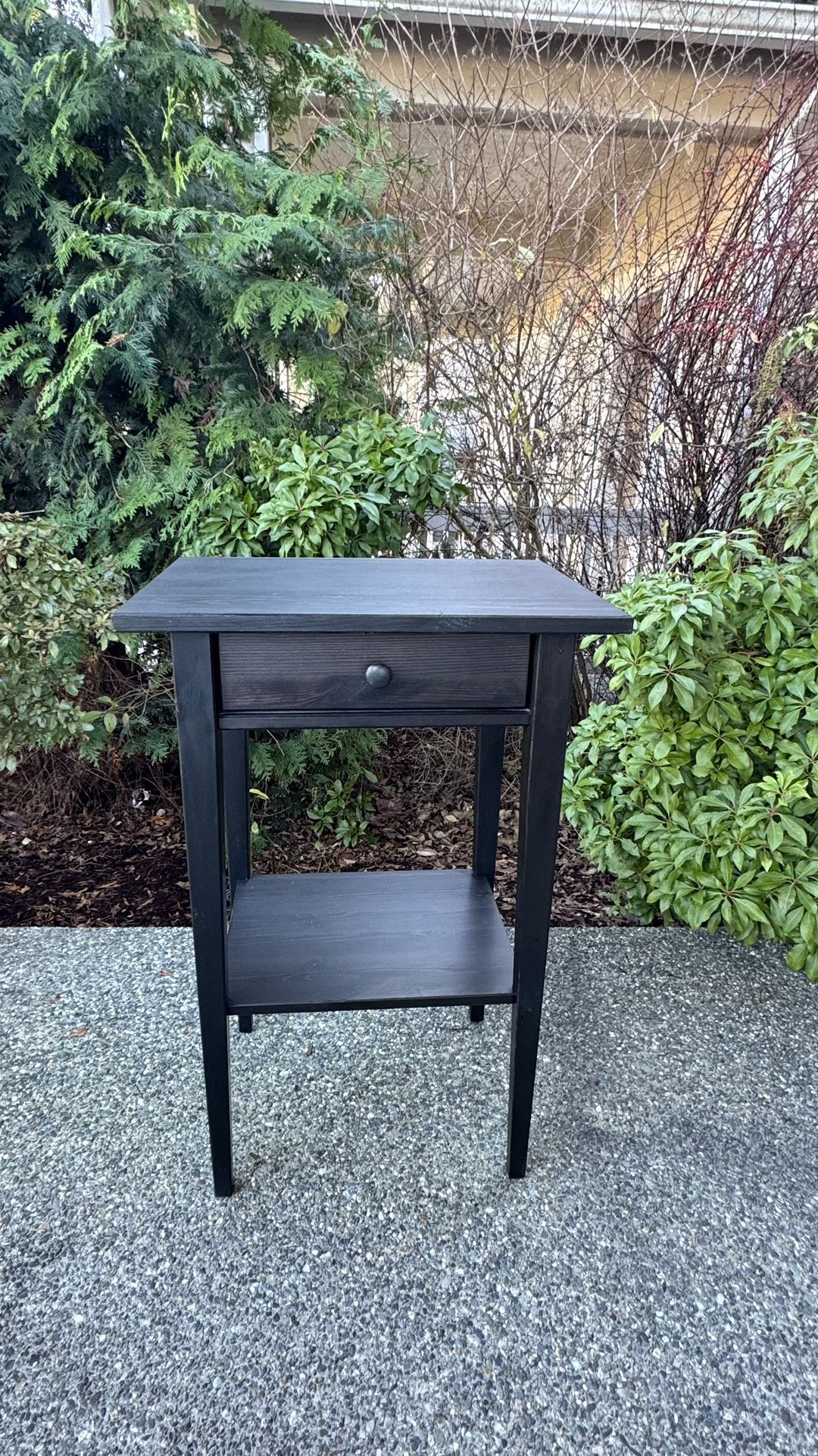 Ikea black/brown night stand