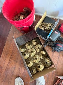 Four boxes of nails