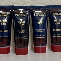 The Merchant of Venice Blue Tea Toiletries Set