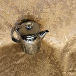 Stainless steel percolator coffee pot