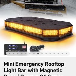 Emergency Rooftop Light Bar With Magnetic 