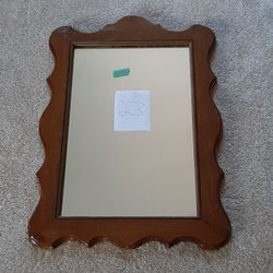 #23. Old  Wood Mirror. 31 1/4 × 21 3/4