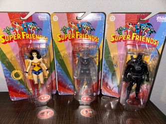 Mcfarlane DC super friends platinum chase lot Superman Batman Wonder Woman
